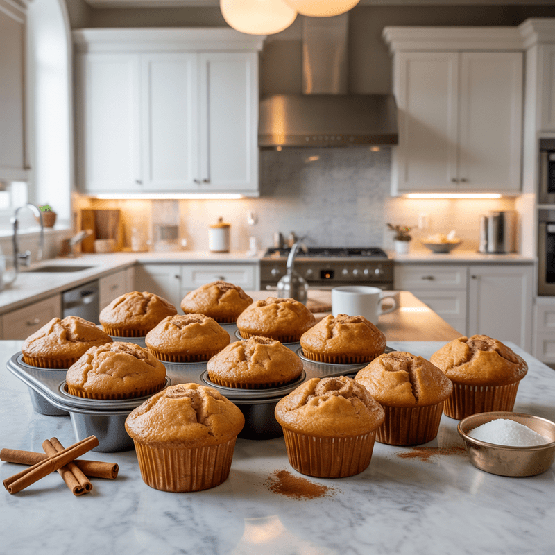 Apple Protein Muffins